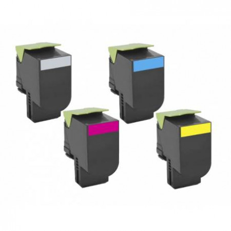 Reumplere cartus Lexmark CS317dn CS417dn CS517de Black Cyan Magenta Yellow