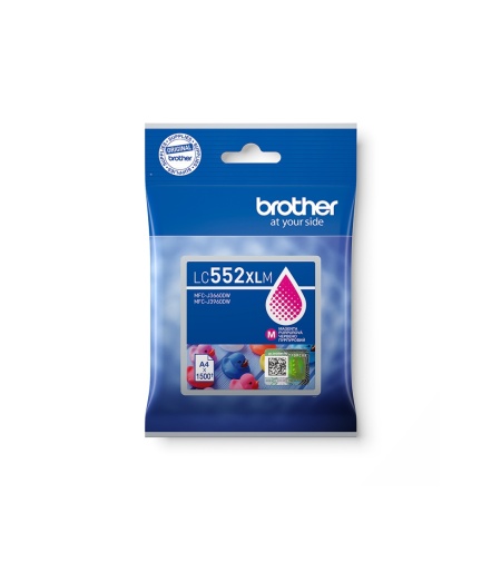 Cartus original Brother LC552XLM LC-552XLM MFC-J3660DW MFC-J3960DW Magenta 1.5K - Img 2
