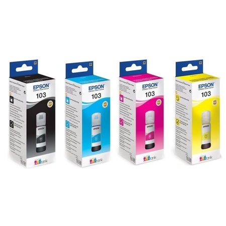 Pachet Epson - cod WicReset + bureti absorbanti + set cerneala originala Epson 103 - Img 4