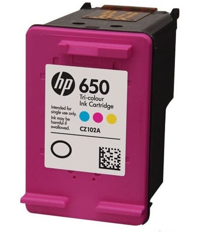Reumplere cartus HP 650 CZ102AE Tricolor