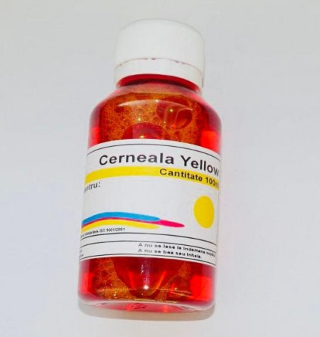 Cerneala refill reumplere cartuse Canon CL-546 CL-546XL Yellow 100ml