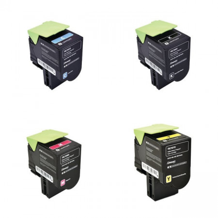 Reumplere cartus Lexmark CS421dn CS521dn CS622de Black Cyan Magenta Yellow