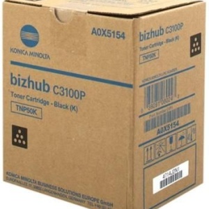 Cartus original Konica Minolta C3100P TNP50K A0X5154 Black 5K