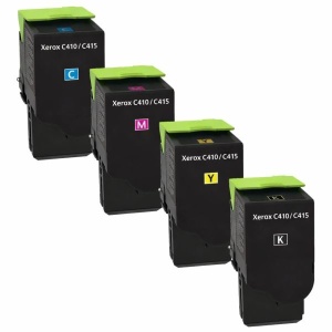 Reumplere cartus Xerox C410 C415 Black Cyan Magenta Yellow