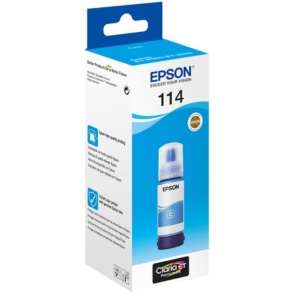 Cerneala refill Epson Originala 114 C13T07B240 Cyank 70ml - Img 2