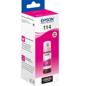 Cerneala refill Epson Originala 114 C13T07B340 Magenta 70ml - Img 2