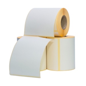 Rola etichete termice autoadezive 100x150mm 500 buc/rola pentru printare AWB perforata - Img 2