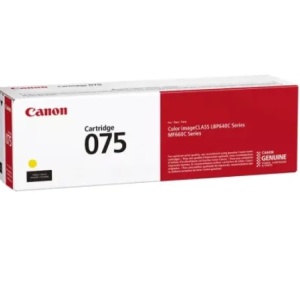 Cartus original Canon 075 CRG-075Y Yellow 1.3K