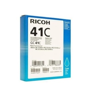 Cartus original Ricoh GC-41C GC41C 405762 Cyan 2.2K