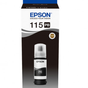 Cerneala Epson 115 C13T07D14A L8160 L8180 Original Photo Black 70ml