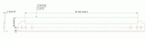 Lamela stergere HP P4014 P4015 M602 M603 M605 M630 Wiper Blade - Img 2