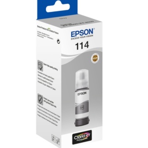 Cerneala refill Epson Originala 114 C13T07B540 Grey 70ml - Img 2