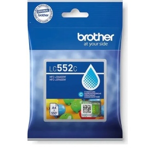 Cartus original Brother LC552C LC-552C MFC-J3660DW MFC-J3960DW Cyan 550 pagini