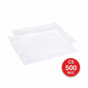 Plicuri AWB C5 Autoadezive 240 × 180 mm – Set 500 Bucati, Port Document - Img 1