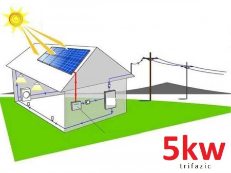 Sistem fotovoltaic 5kw SOLAX Inverter