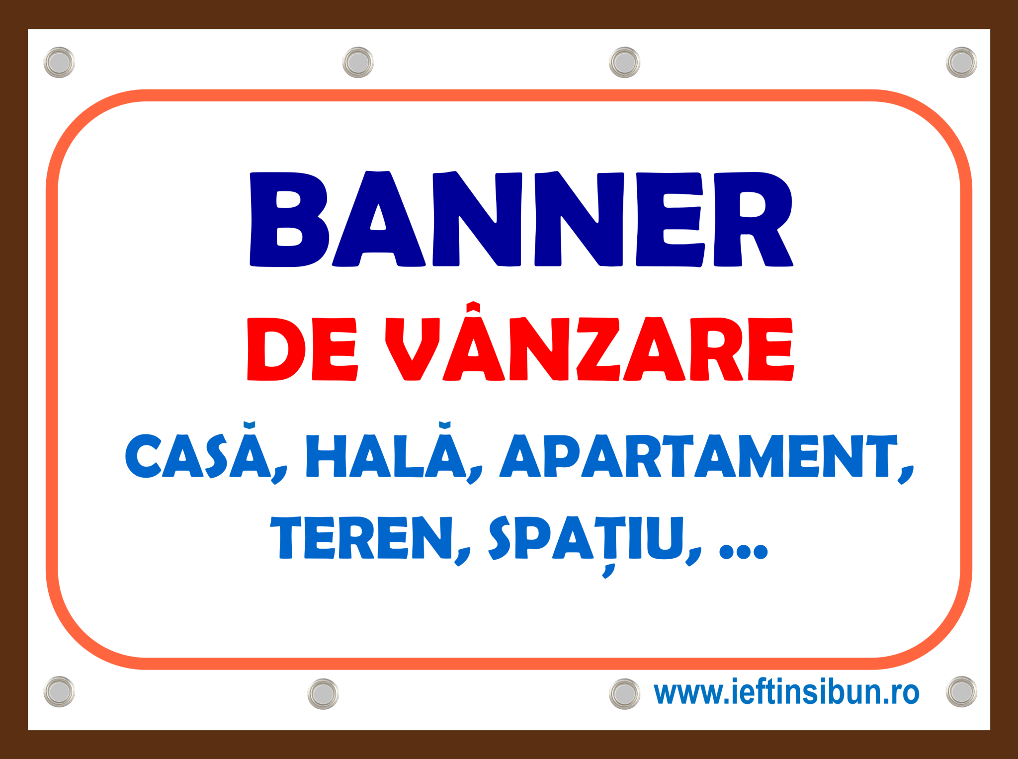 Bannere "De vanzare"-Alege Model