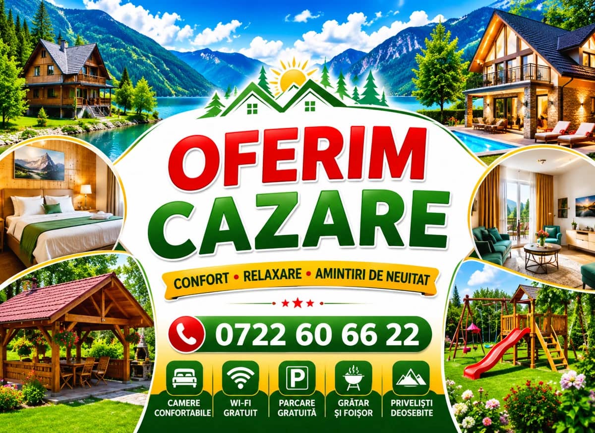 Bannere "Cazare" -Alege Model