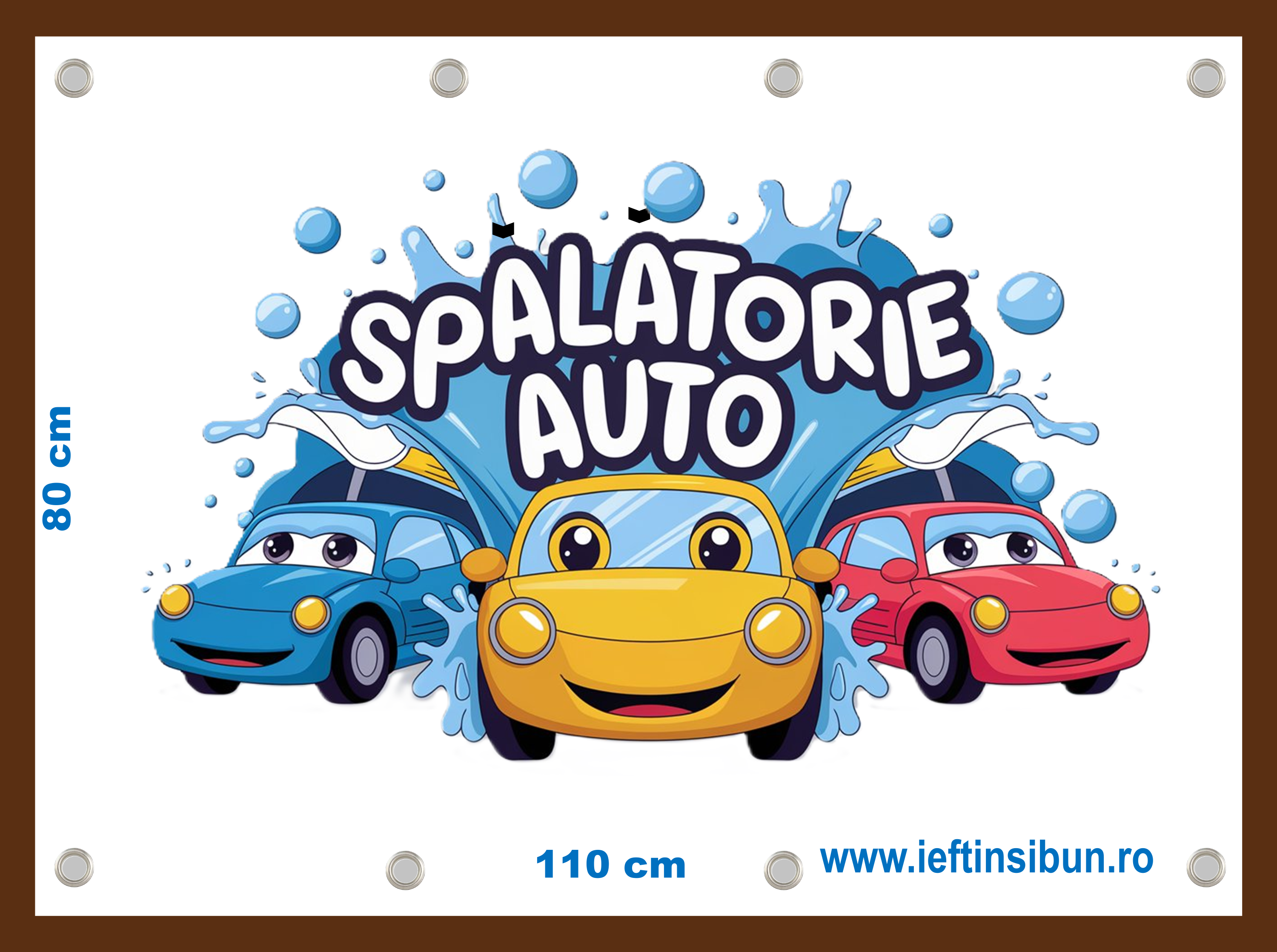 Bannere "Spalatorie Auto"-Alege model