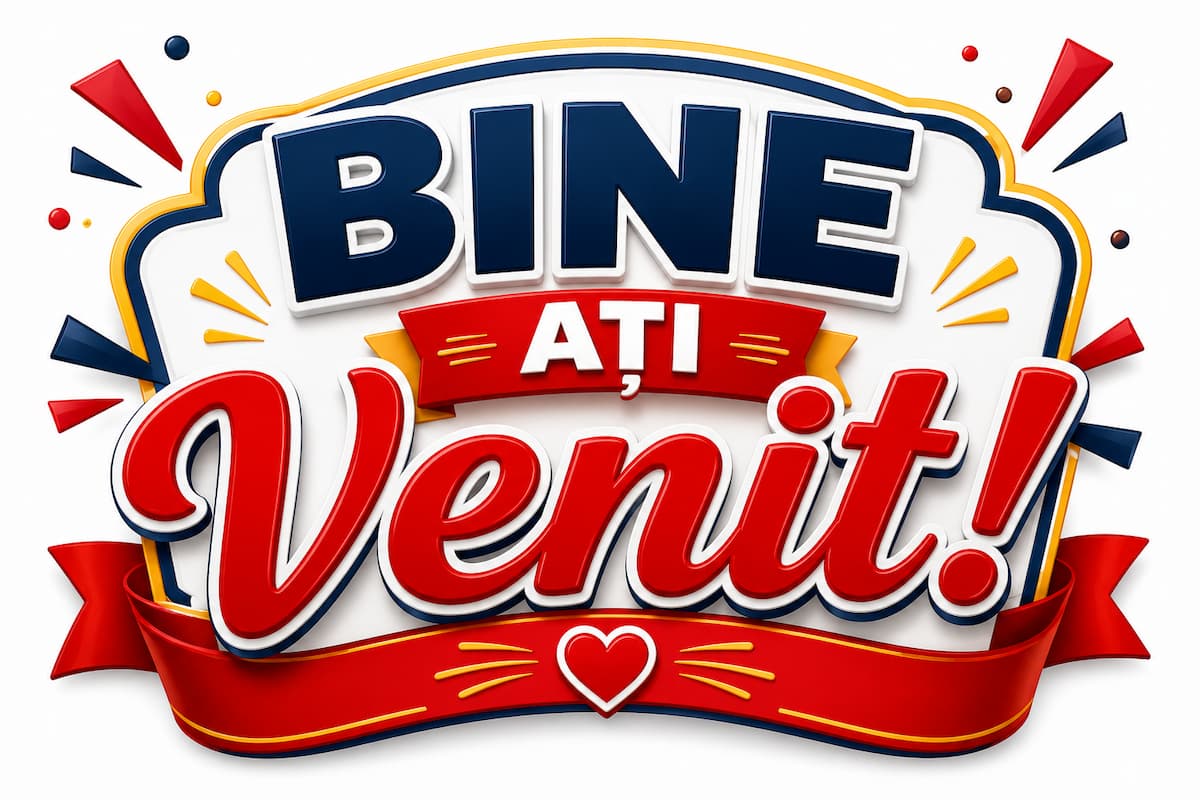 Bannere "Bine Ati Venit" - Alege Modele