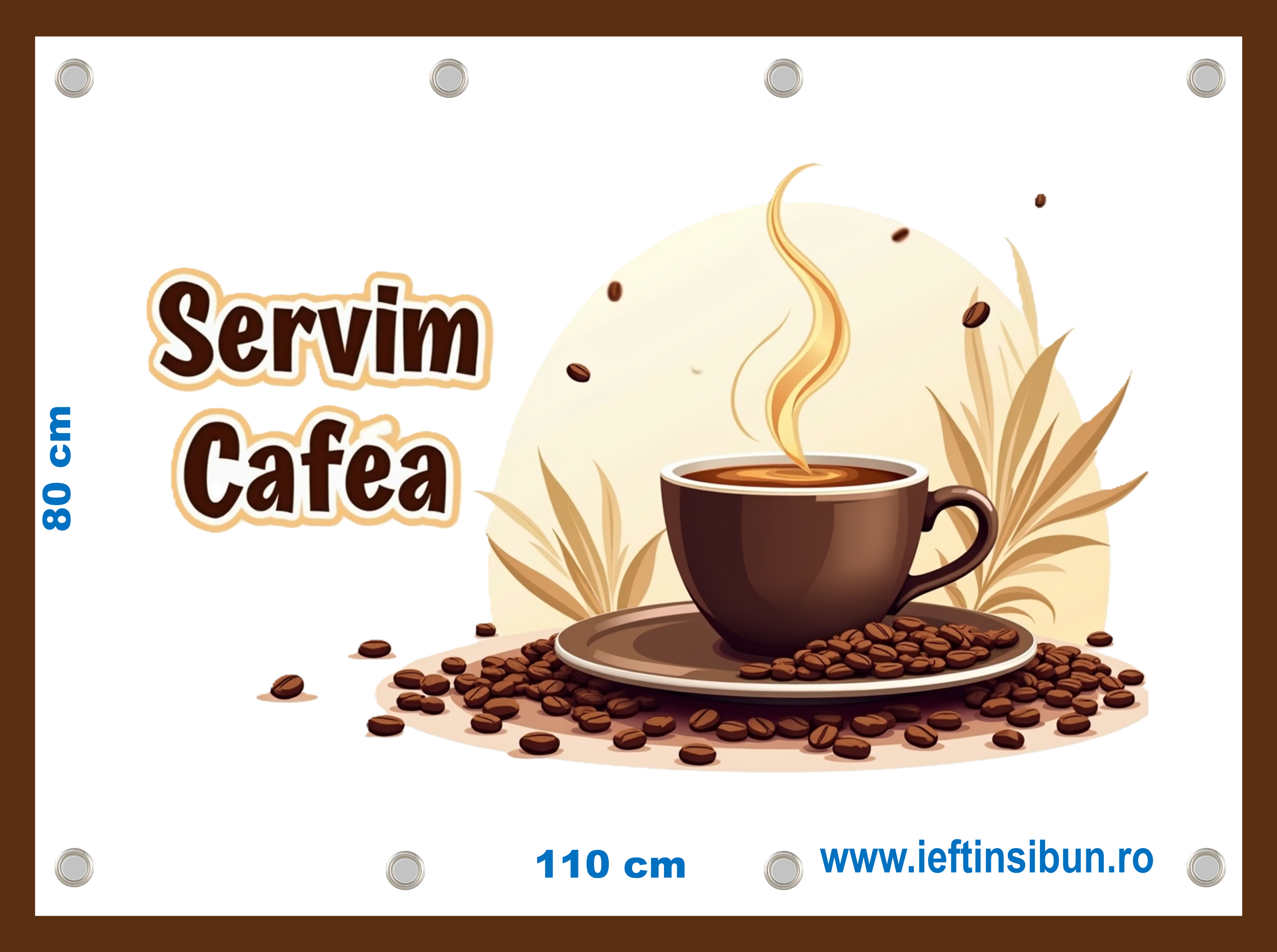 Bannere "Servim Cafea"-Alege Modele