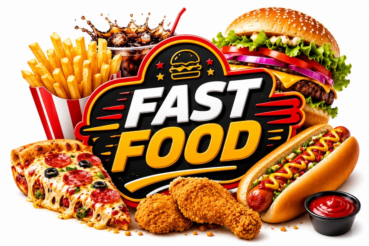 Bannere "Fast Food"-Alege modele