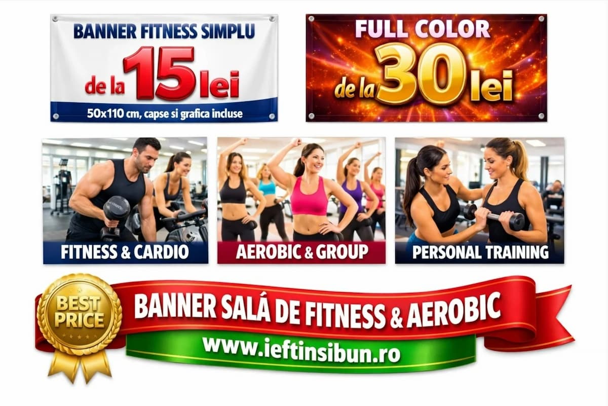 Banner Sală Fitness -Alege Model