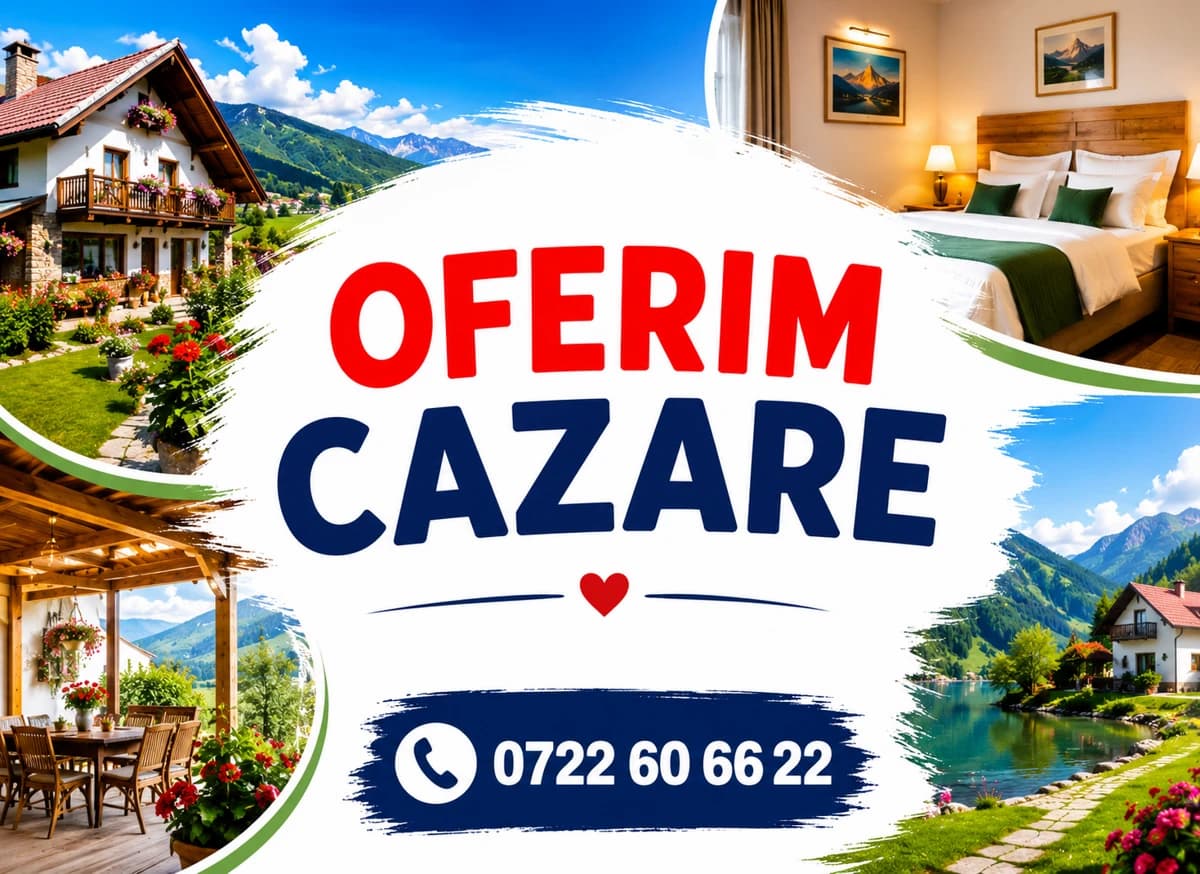Banner Pensiune Cazare-Alege Model