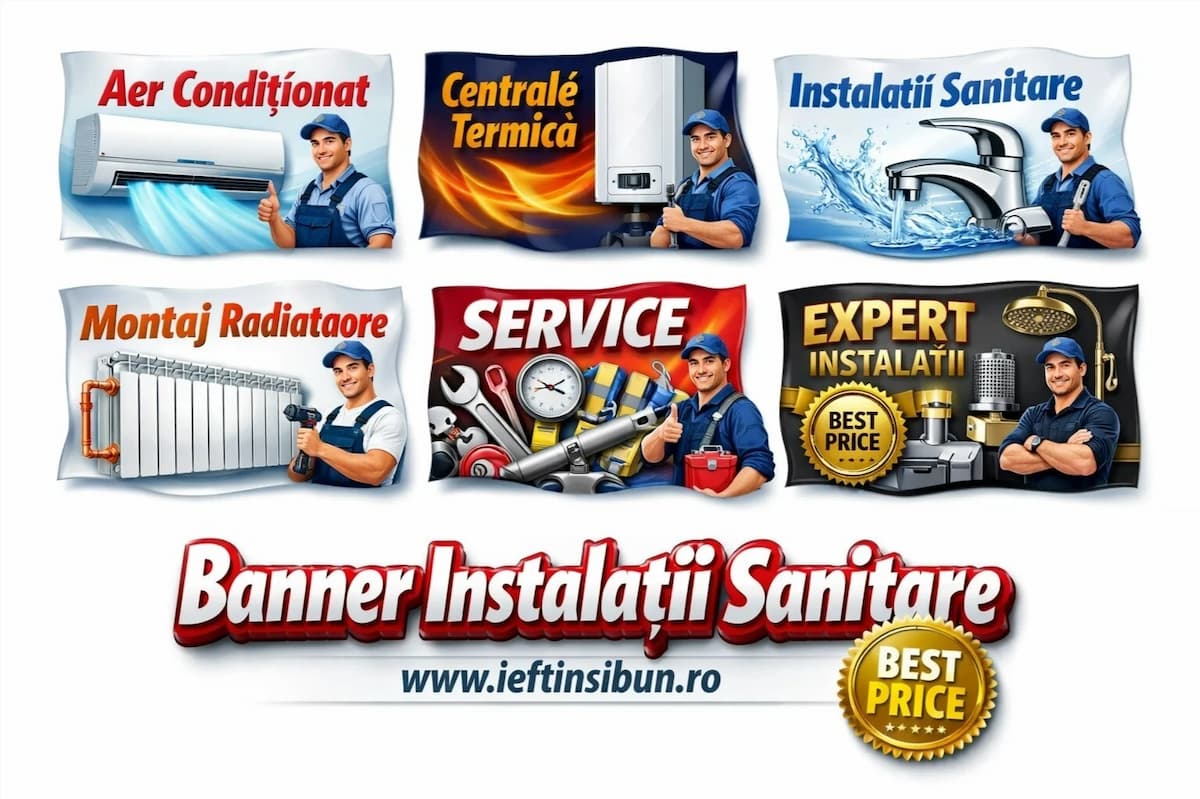 Banner Instalații - Alege Model
