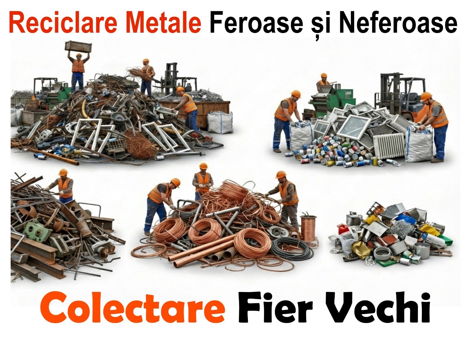 Banner Reciclare metale-colectare fier vechi-Alege Model