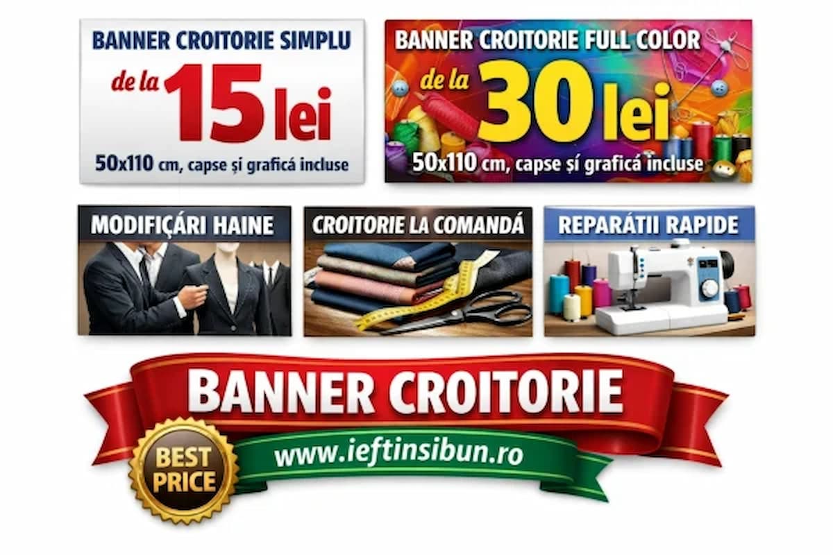 Banner Croitorie - Alege Model