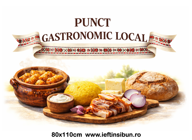 Bannere Punct Gastronomic Local personalizate