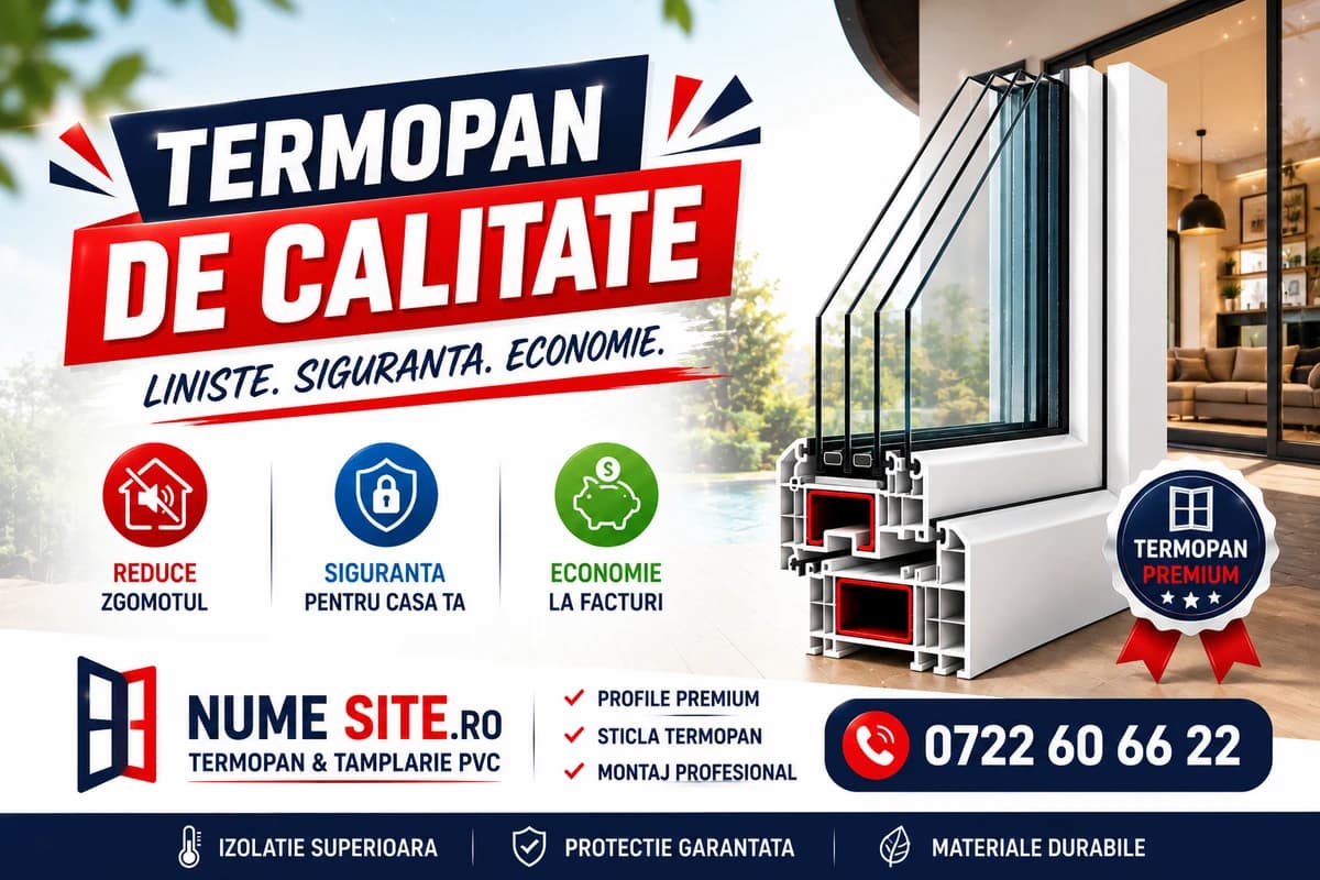 Banner Personalizat Termopane