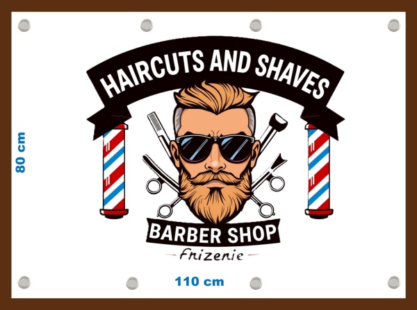 Banner Barber shop haircuts and shaves