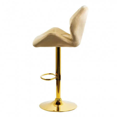 scaun de bar baza auriu abs148