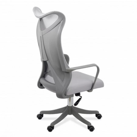 Scaun de birou ERGONOMIC CU SUPORT lombar si spatar inalt off634 gri