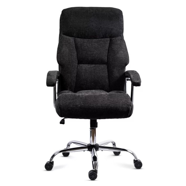 Scaun directorial din stofă cu arcuri OFF 709 negru