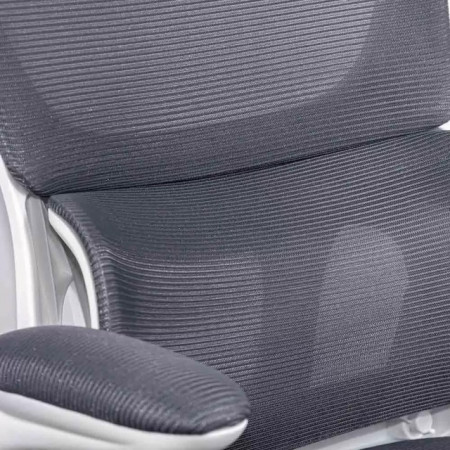 Scaun ergonomic cu suport lombar activ si tetiera reglabila Model Off432 negru