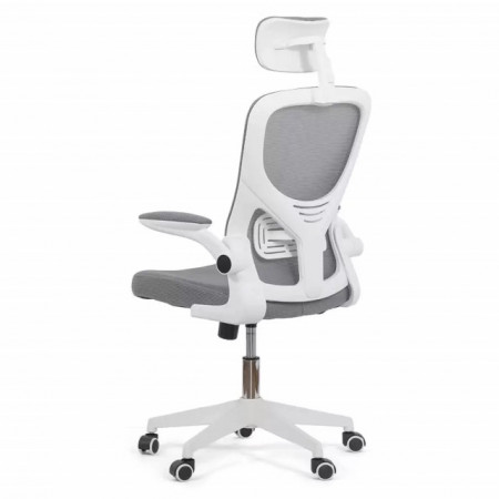 Scaun birou ergonomic cu spatar inalt si cotiere rabatabile OFF 336 GRI