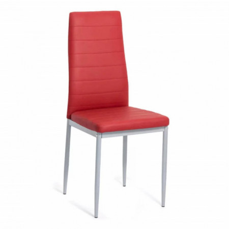 Scaun de bucatarie tapitat, piele eco, picioare buc263 visiniu