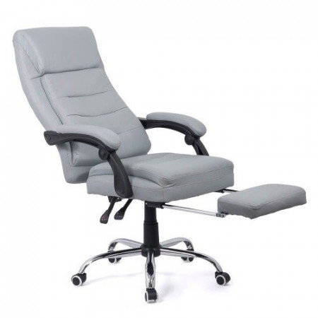 Scaun directorial cu suport de picioare OFF 425 gri/negru