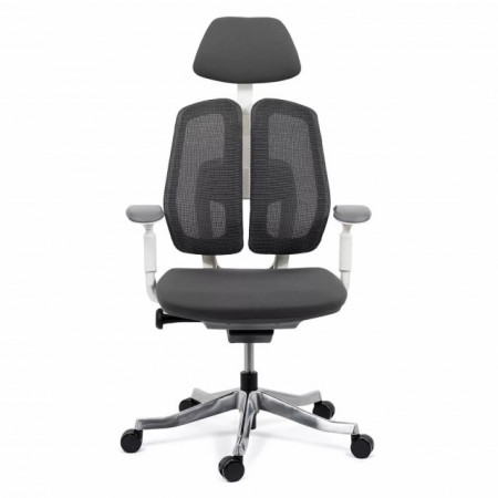 Scaun ergonomic cu brate reglabile SYYT 9505, negru, gri