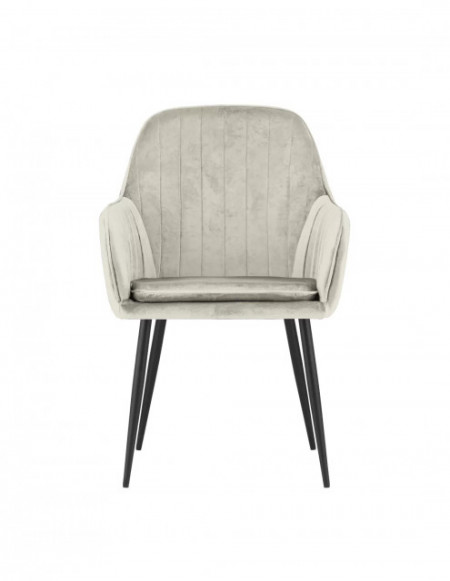 Scaun living Tida, Bej 58x56x86 cm