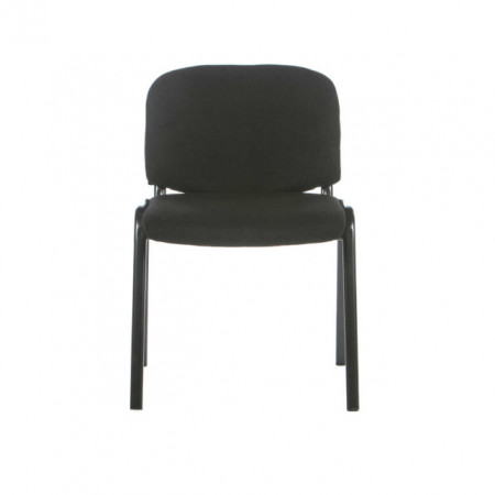 Scaun vizitator, negru, 53x40x76 cm