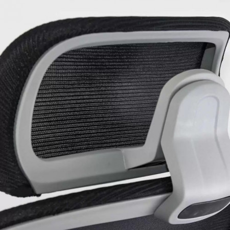 Scaun de birou din mesh, cu cu tetiera si suport picioare, model OFF430