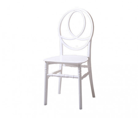 Scaun de evenimente Phoenix Alb, model RK.PH01, PP virgina 100% alb