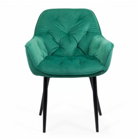 Scaun dinning tapitat catifea, Buc257 Verde
