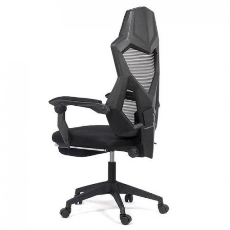 Scaun ergonomic cu suport de picioare OFF 424 negru
