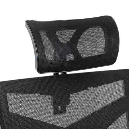 Scaun gaming negru din mesh, cu tetiera, ergonomic OFF 434