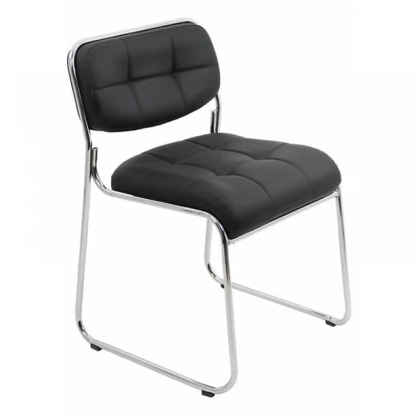 Scaun sala de asteptare, model HRC608 negru