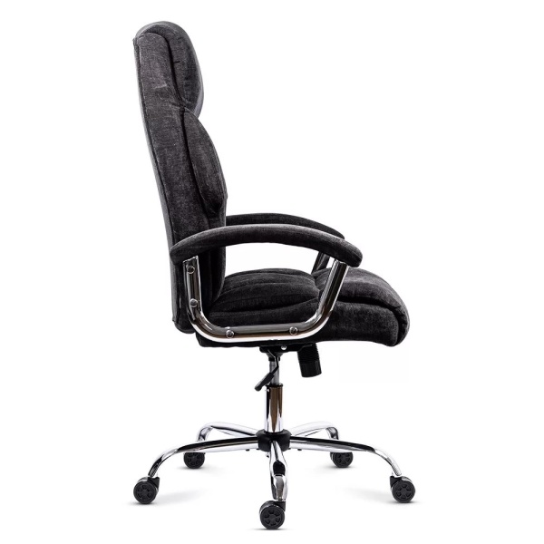Scaun directorial din stofă cu arcuri OFF 709 negru